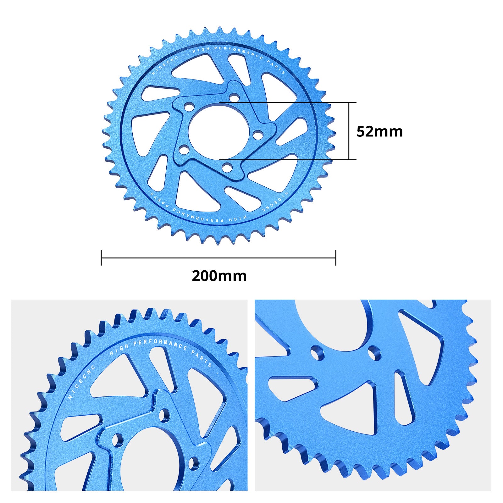 48T Rear Sprocket For Surron Light Bee X/ S/ L1E Segway X160 X260