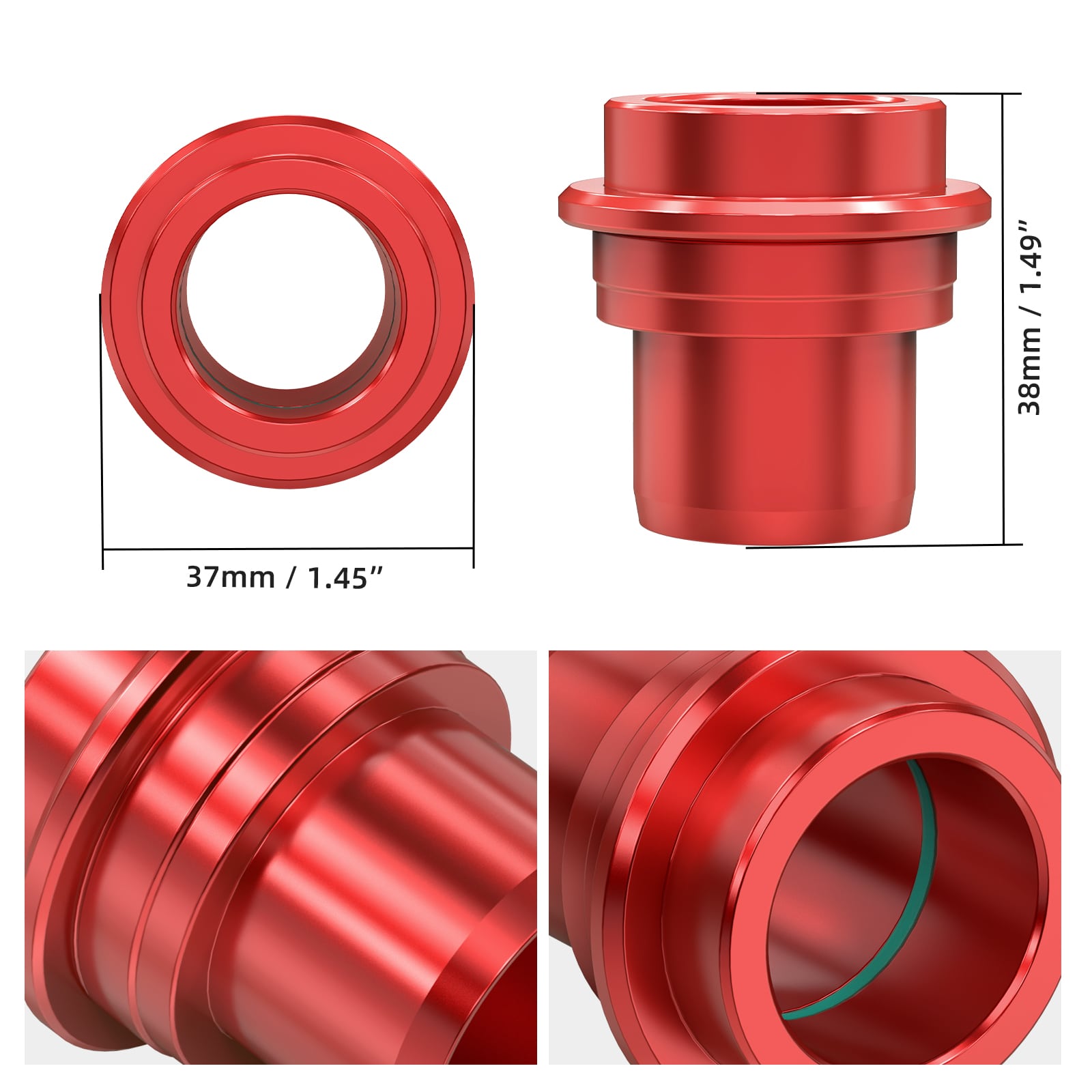 Front Wheel Spacers Hub Collars For Stark Varg EX MX 2024-2025