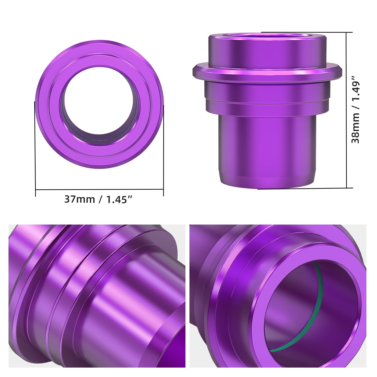 Front Wheel Spacers Hub Collars For Stark Varg EX MX 2024-2025
