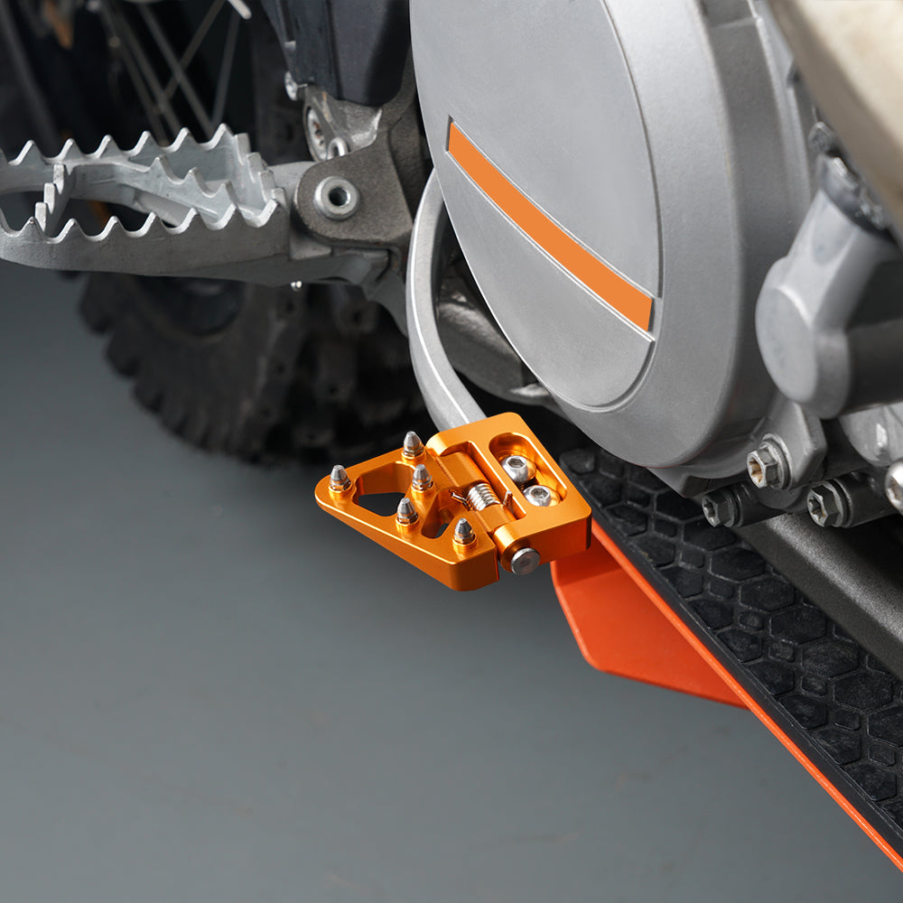 Motorcycles Folding Brake Pedal Tip Bud Footpegs For KTM Sherco GasGas Husqvarna Beta