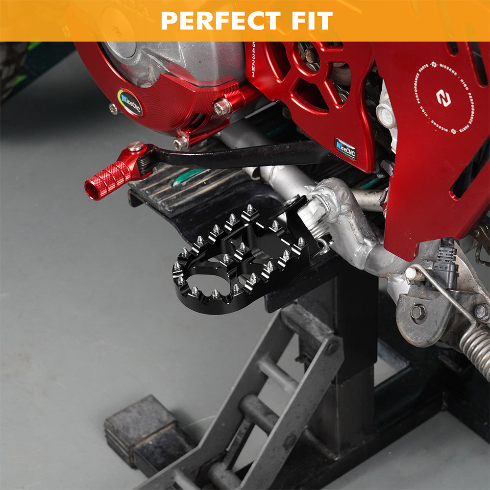 CNC Wide Motorcycle Foot Pegs For Honda XR650L 1993-2024