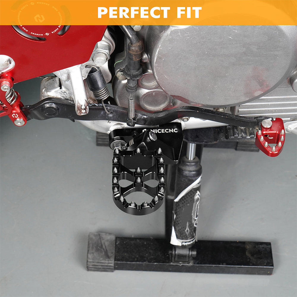 CNC Wide Motorcycle Foot Pegs For Honda XR650L 1993-2024