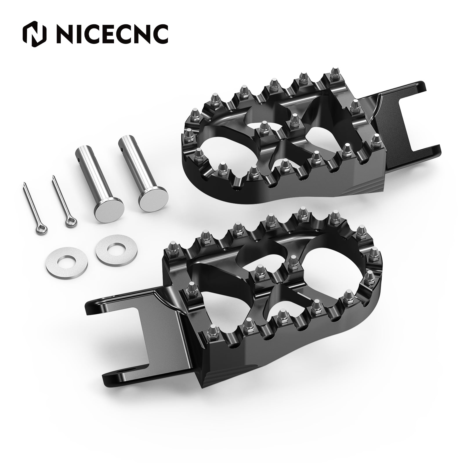 Enlarged Wide Foot Pegs Pedals For Honda XR650L 1993-2025 XR 650R 600R 250R 400R