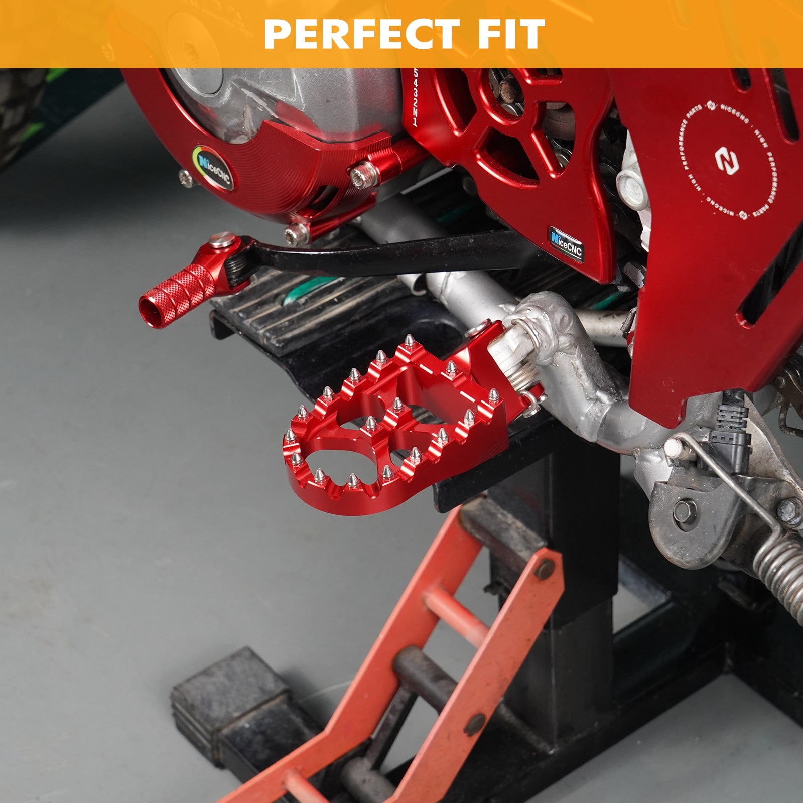 Enlarged Wide Foot Pegs Pedals For Honda XR650L 1993-2025 XR 650R 600R 250R 400R