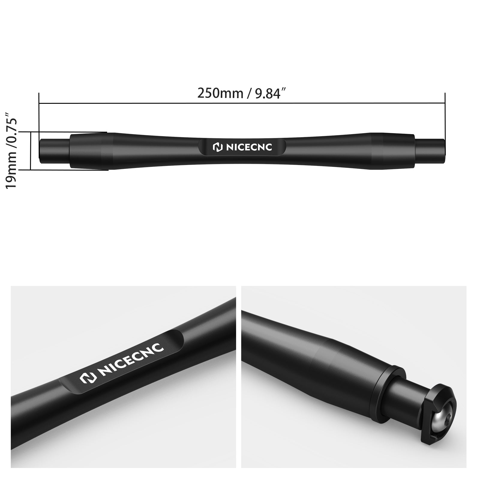 Hydraulic Rear Foot Brake + Enlarged Foot Pegs + Support Brace For Surron Light Bee X S