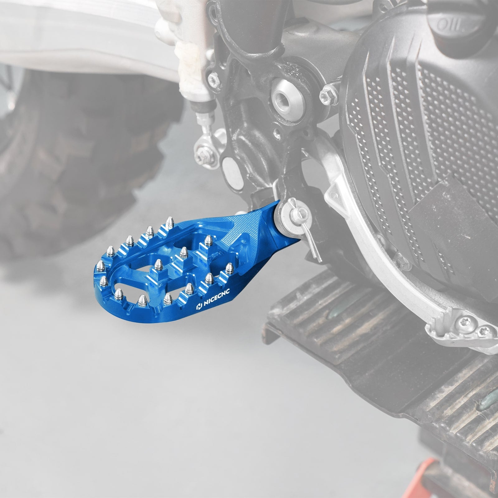 Forged Gear Shift Lever Folding Tip with Footpegs Kit For KTM Husqvarna 125-300 GasGas