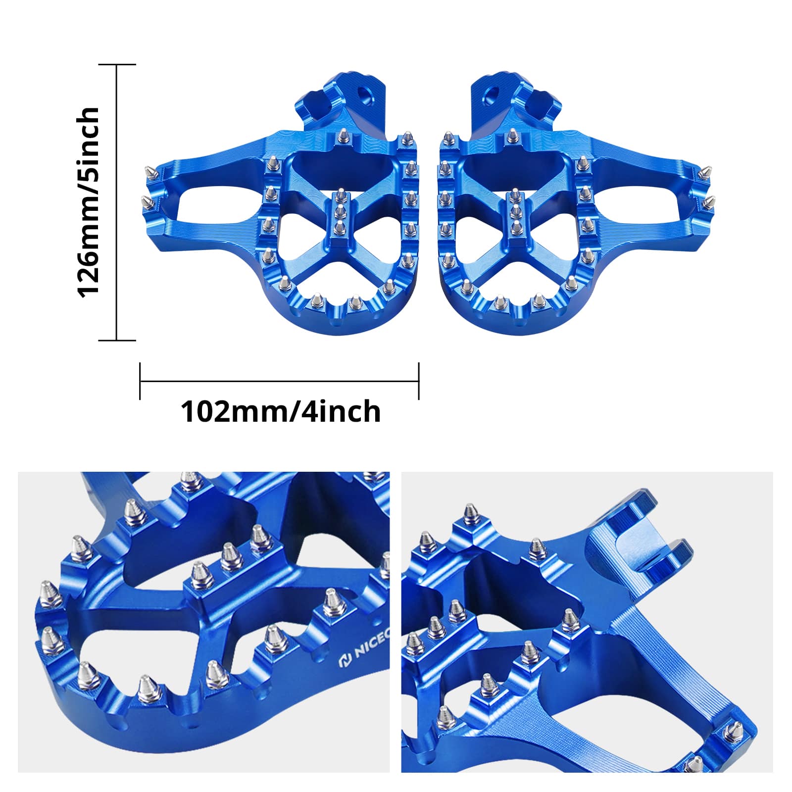 Foot Pegs Bracket Package Footrest Support Brace Kickstand For Surron