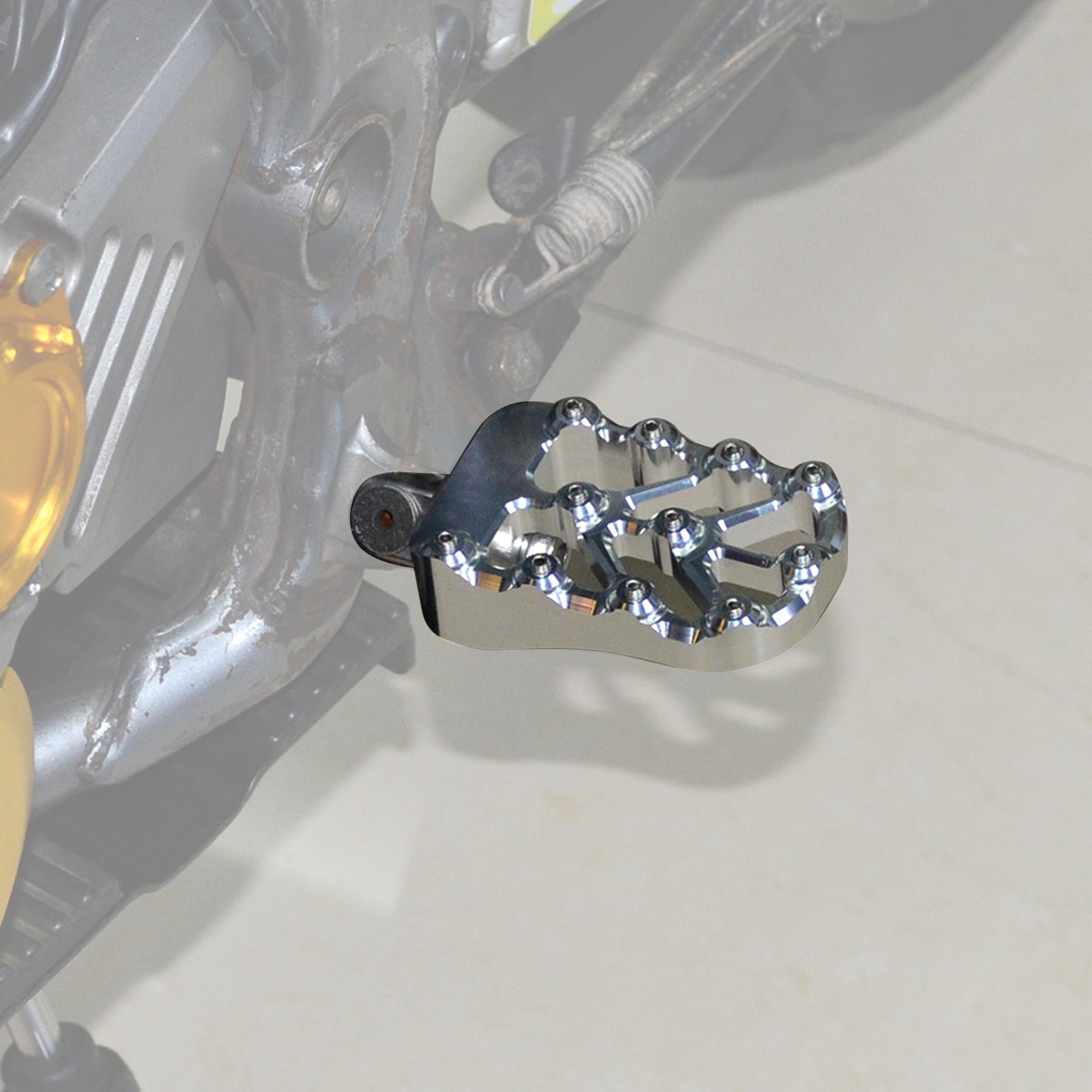 CNC Billet Wide Foot Pegs For Suzuki DRZ400 E S SM 2000-2022