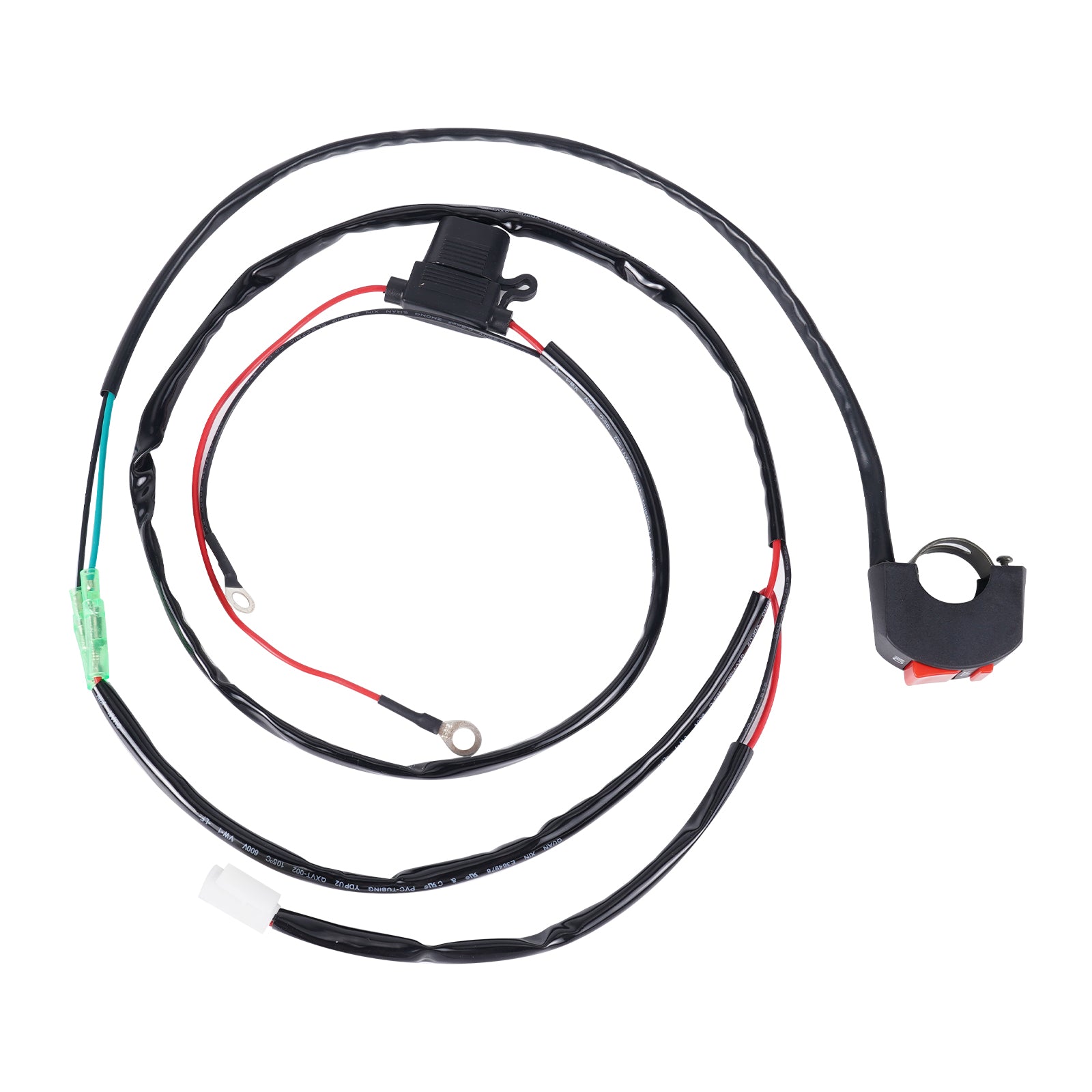 Universal Fan Cable with ON / OFF Switch Kit For KTM Husqvarna Gas Gas 125-450CC Models
