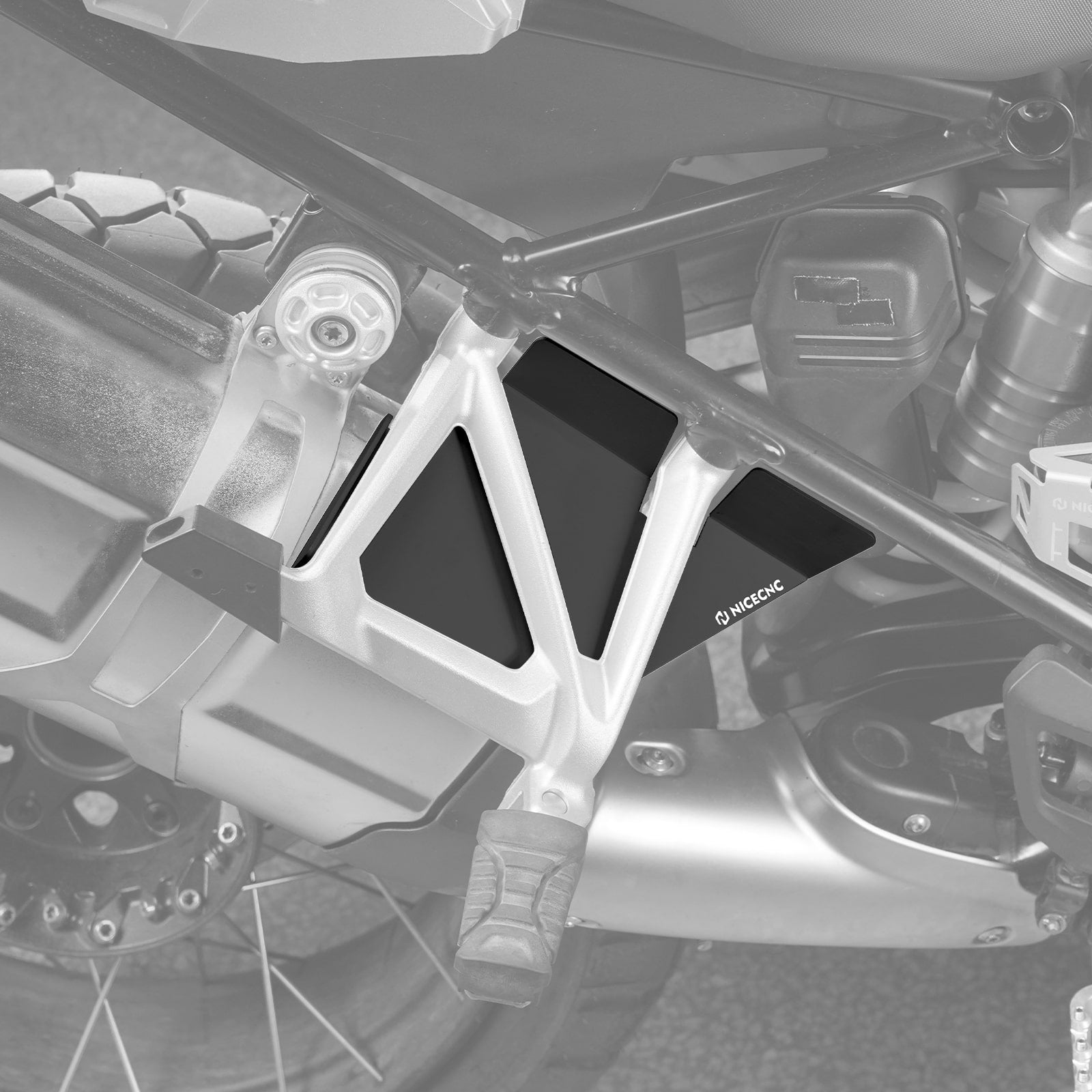 Rear Passenger Seat Recess Cover For BMW R1250GS / Adventure 2018-2023