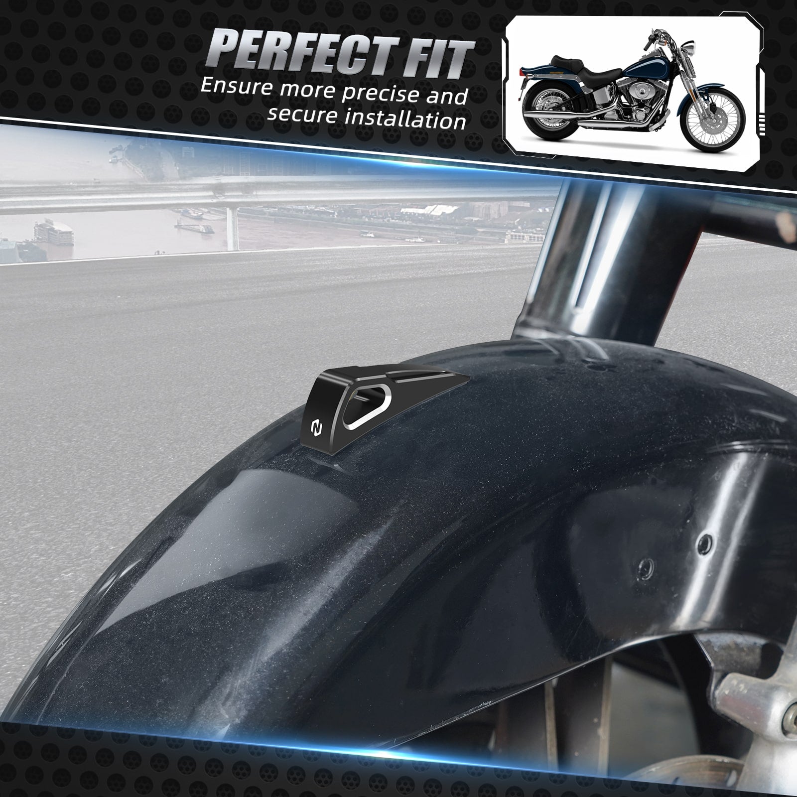 Front Fender Trim For Harley Road Glide Road King Street Glide Ultra Limited