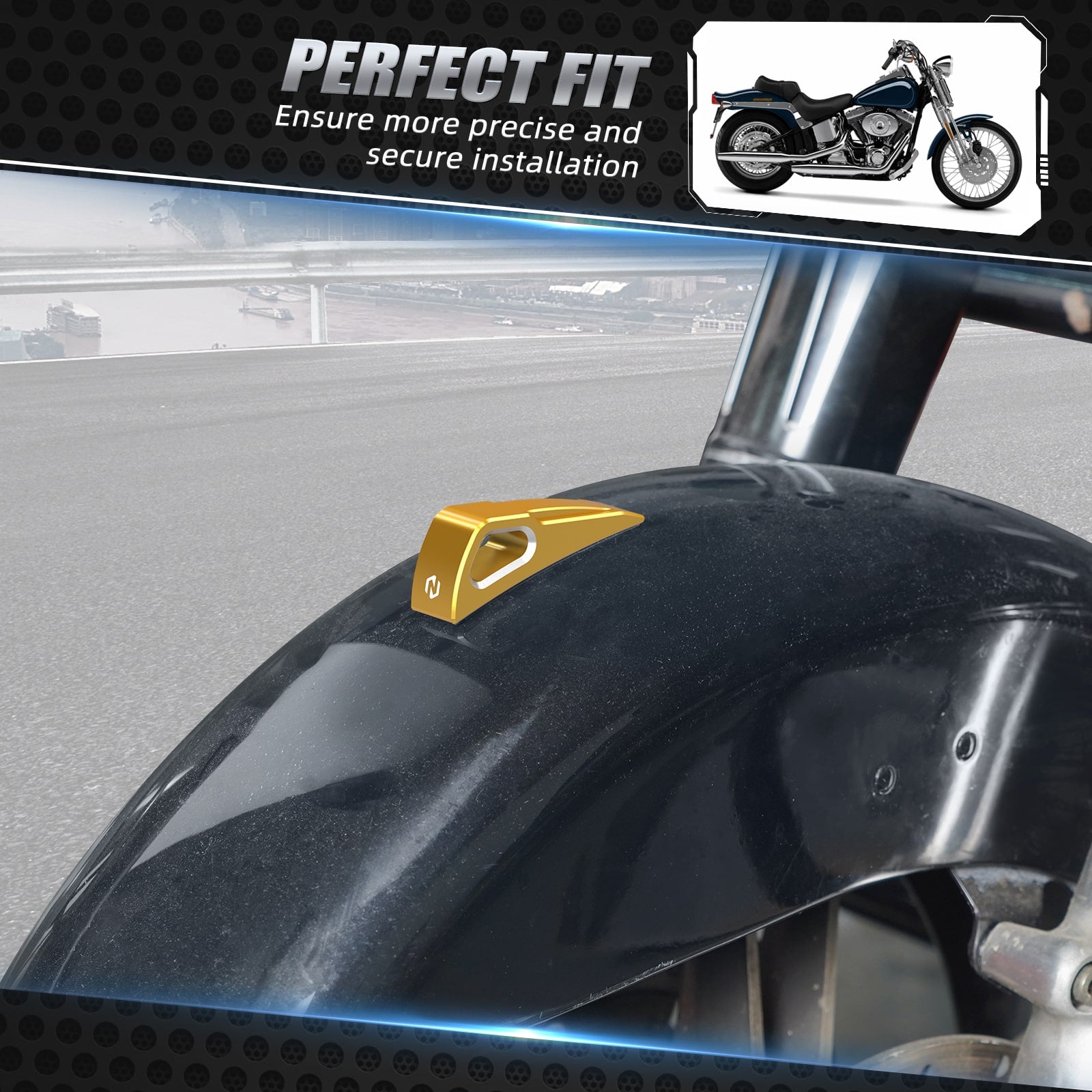 Front Fender Trim For Harley Road Glide Road King Street Glide Ultra Limited