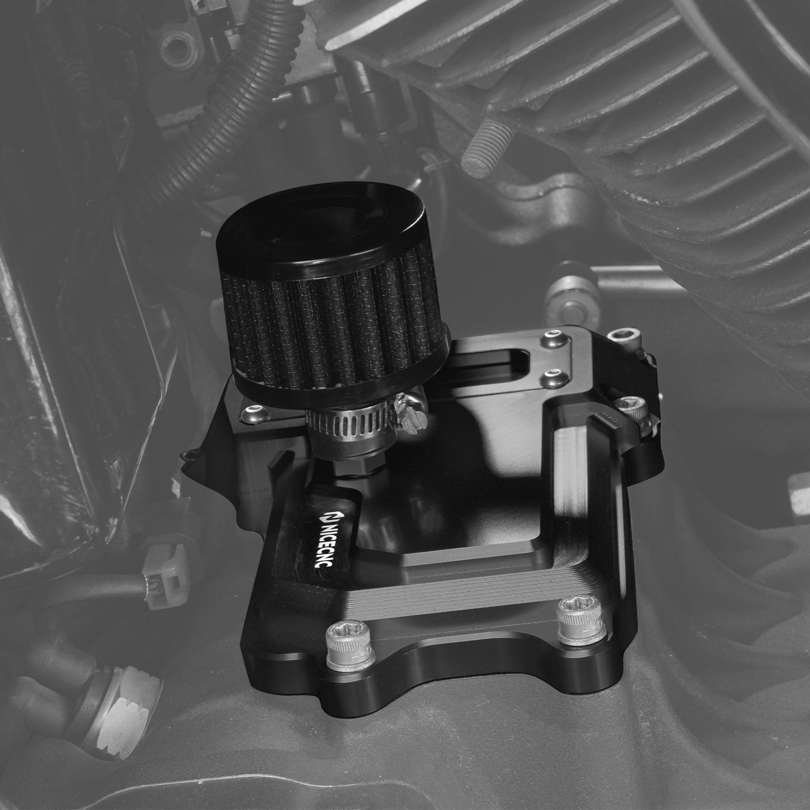 Transparent Vented Transmission Top Cover For Harley Dyna Twin Cam 2006-2017