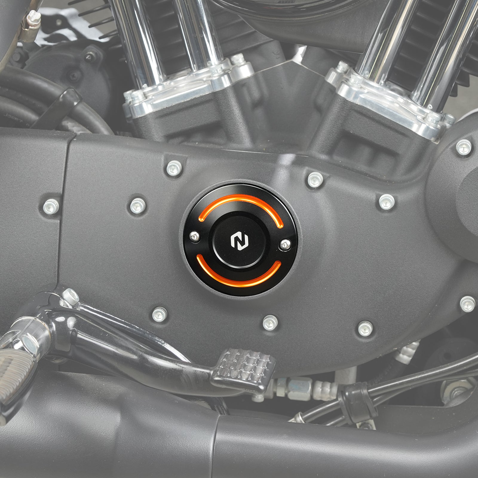 Engine Timer Cover Cap For Harley Sportster 1200 72 48 XL Iron 883 XL883N Roadster