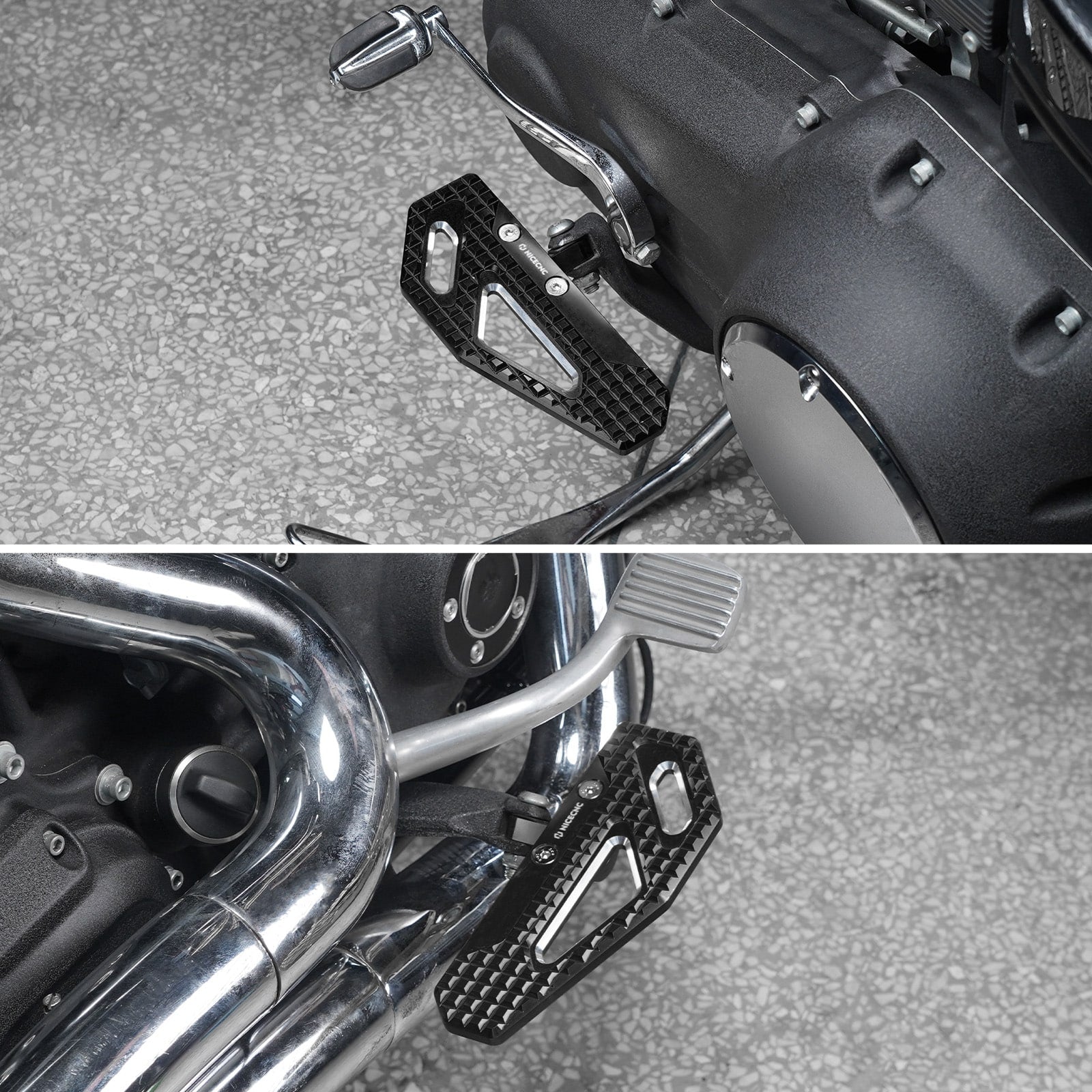 Rider Foot Pegs For Harley Dyna Low Rider Street Bob Super Glide Big V-twin Models