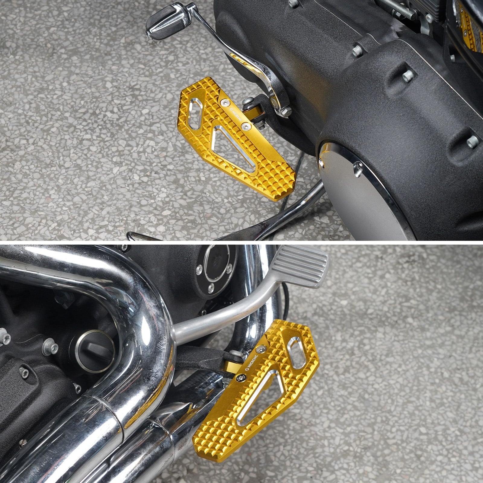 Rider Foot Pegs For Harley Dyna Low Rider Street Bob Super Glide Big V-twin Models