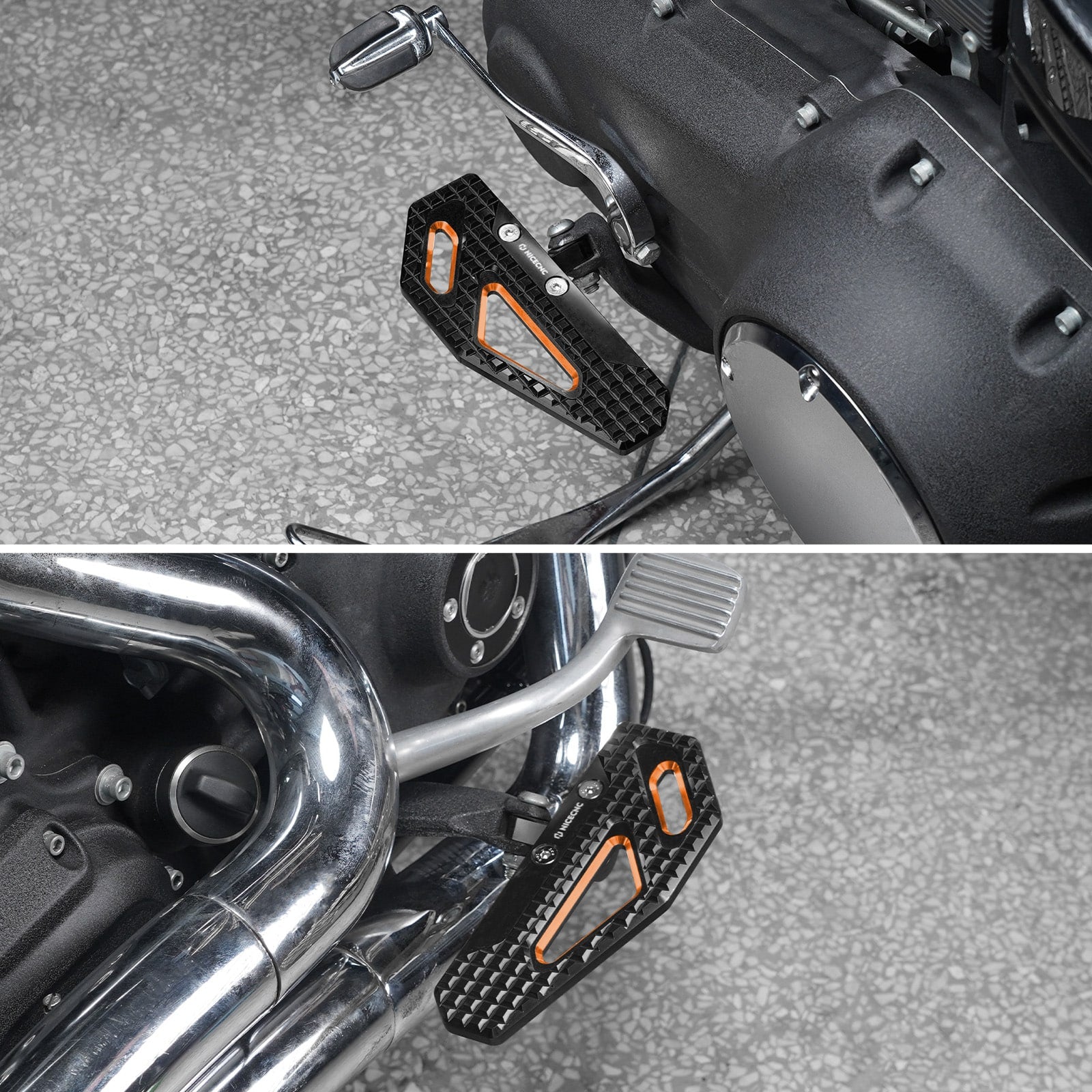 Rider Foot Pegs For Harley Dyna Low Rider Street Bob Super Glide Big V-twin Models