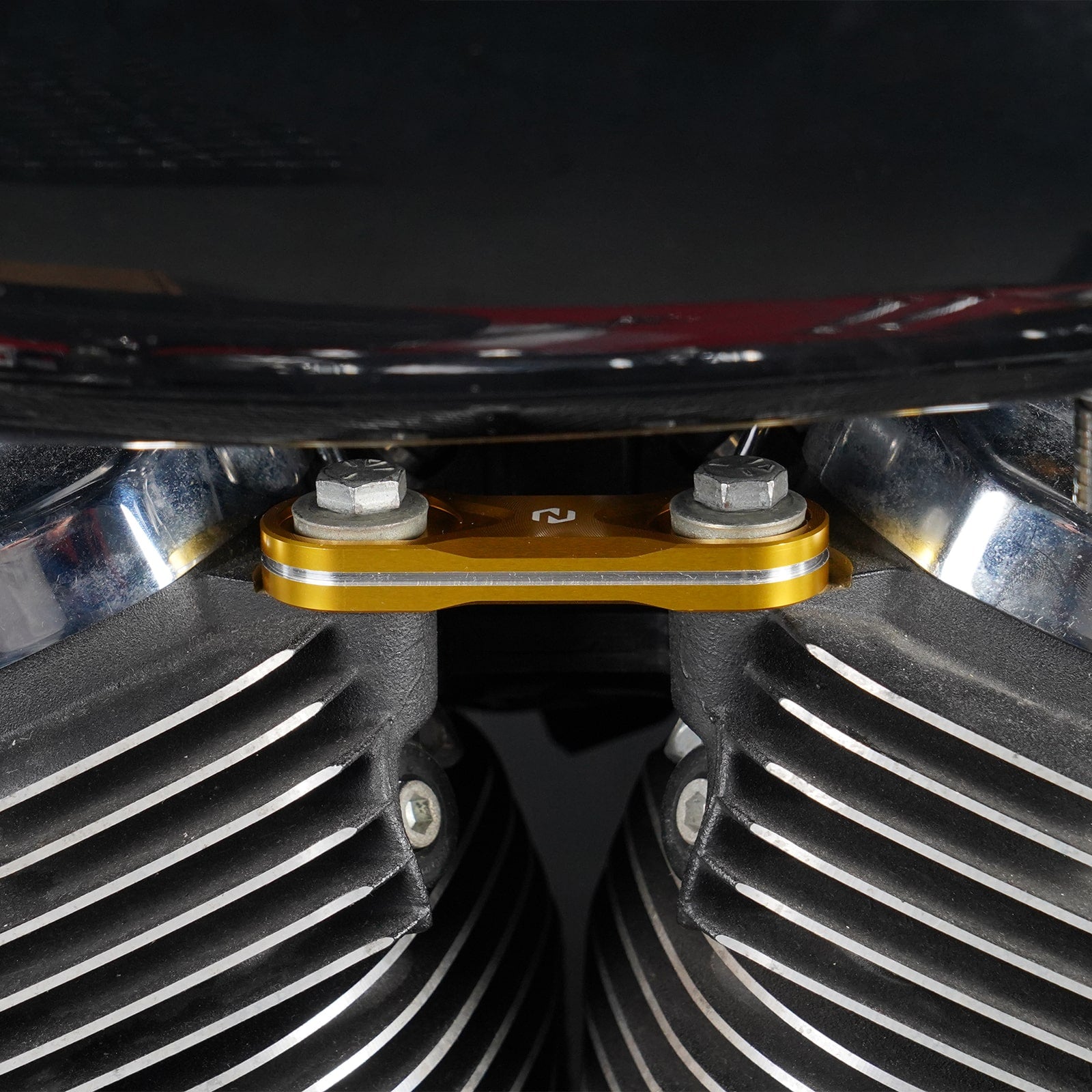 Horn Relocation Delete Kit for Harley Davidson M8 Engine Touring Models