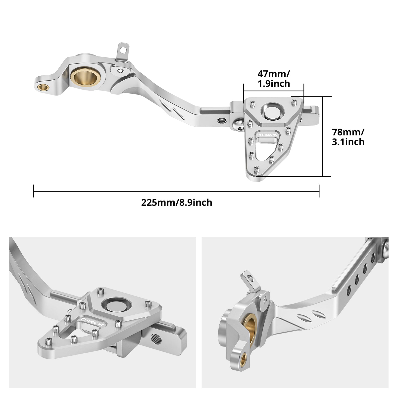 Adjustable Rear Brake Lever Pedal For BMW R1200GS R1250GS