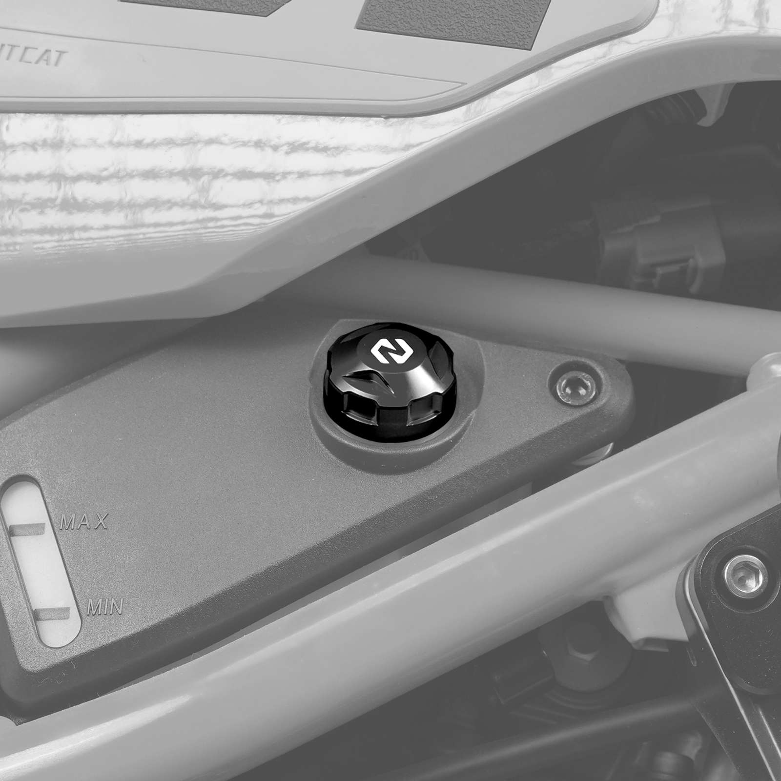 Reservoir Cover Cooling Liquid Bottle Cap with Gasket For KTM 390 / 250 / 125 Duke 2024