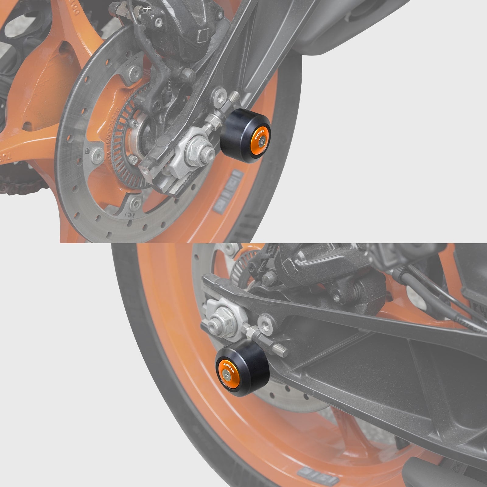Rear Swingarm Slider Crash Bung Kit For KTM 390/250/125 Duke 2024