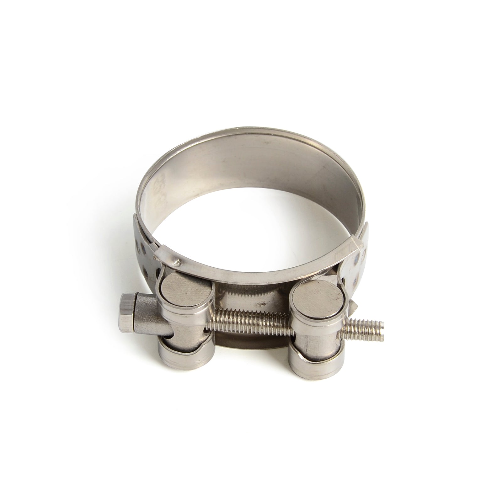 Stainless Steel Universal 39-42mm Slip-on Muffler Pipe Silencer Clamps Kit