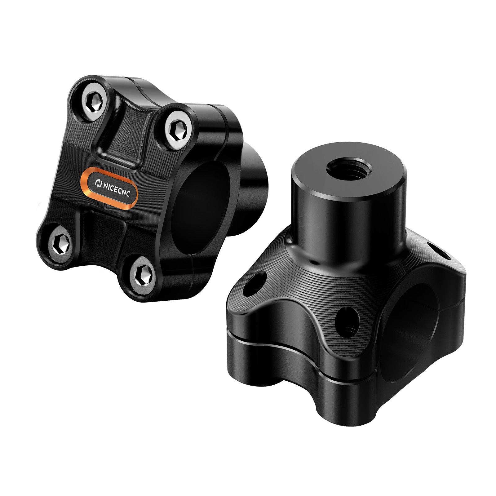 2" Handlebar Risers For Harley Dyna Low Rider Street Bob Super Glide 1.25" Bar