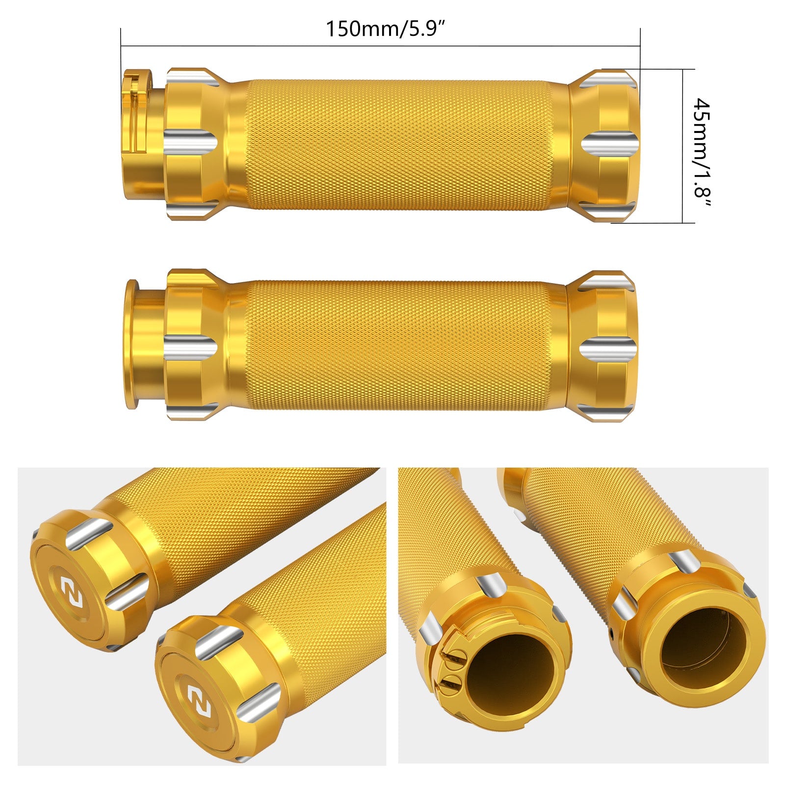 Handlebar Grips For Harley Dyna 1996-2017 Touring 1996-2007