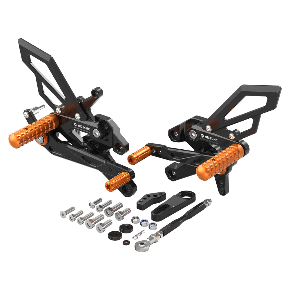 Adjustable Rearset Foot Peg Kit For KTM 390 Duke 2024-2026