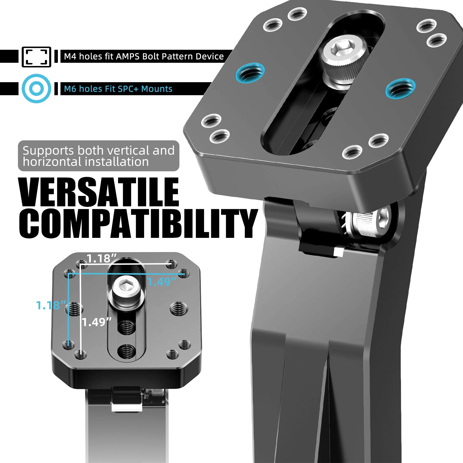 25-26 KTM 390 Adventure GPS Navigation Device Mount Bracket