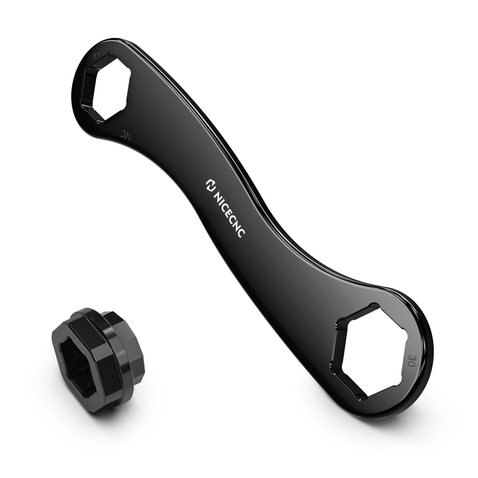 Axle Wrench Removal Tool For KTM Husqvarna 17-27-30mm Trail Side Multi Axle Spanner Wrench Tool