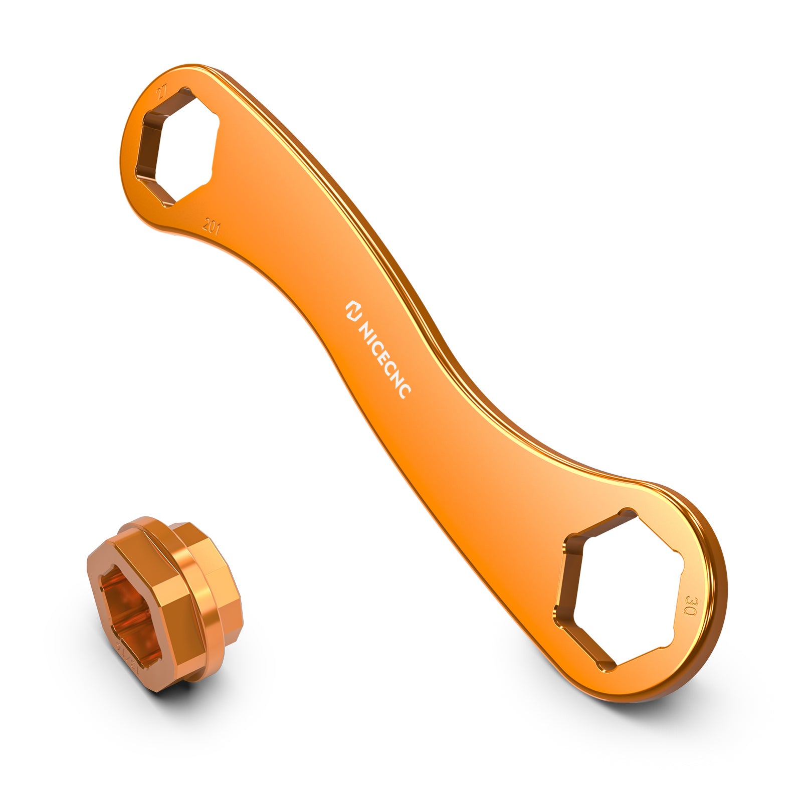 Axle Wrench Removal Tool For KTM Husqvarna 17-27-30mm Trail Side Multi Axle Spanner Wrench Tool