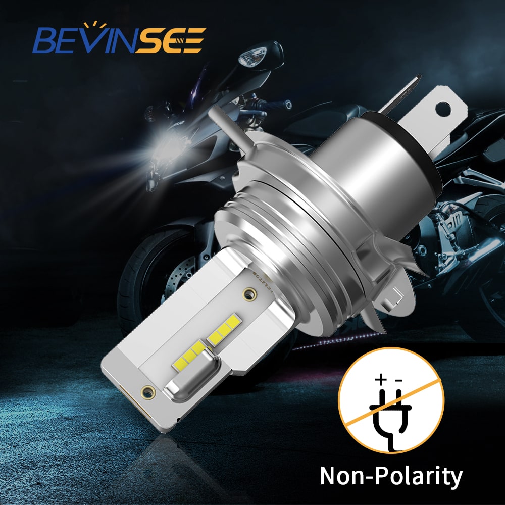 H4 HS1 LED Motorcycle Headlight Globe 6000K Fit BMW G650GS F650ST R1200C R1200ST