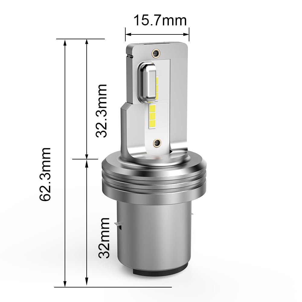 Ampoules H6 - BA20D LEDs XenLed Haut de gamme - Garantie 5 ans* - XenLed