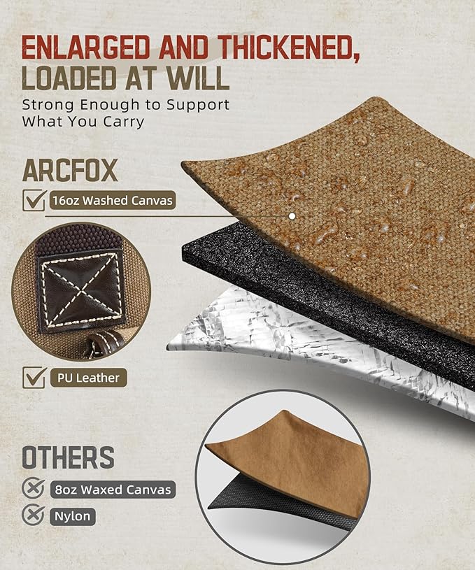 ARCFOX Large Grill Caddy with Lid, 30L BBQ Caddy with Paper Towel Holder for Outdoor Grill, Tailgate Essentials for Camping, Picnic and RV