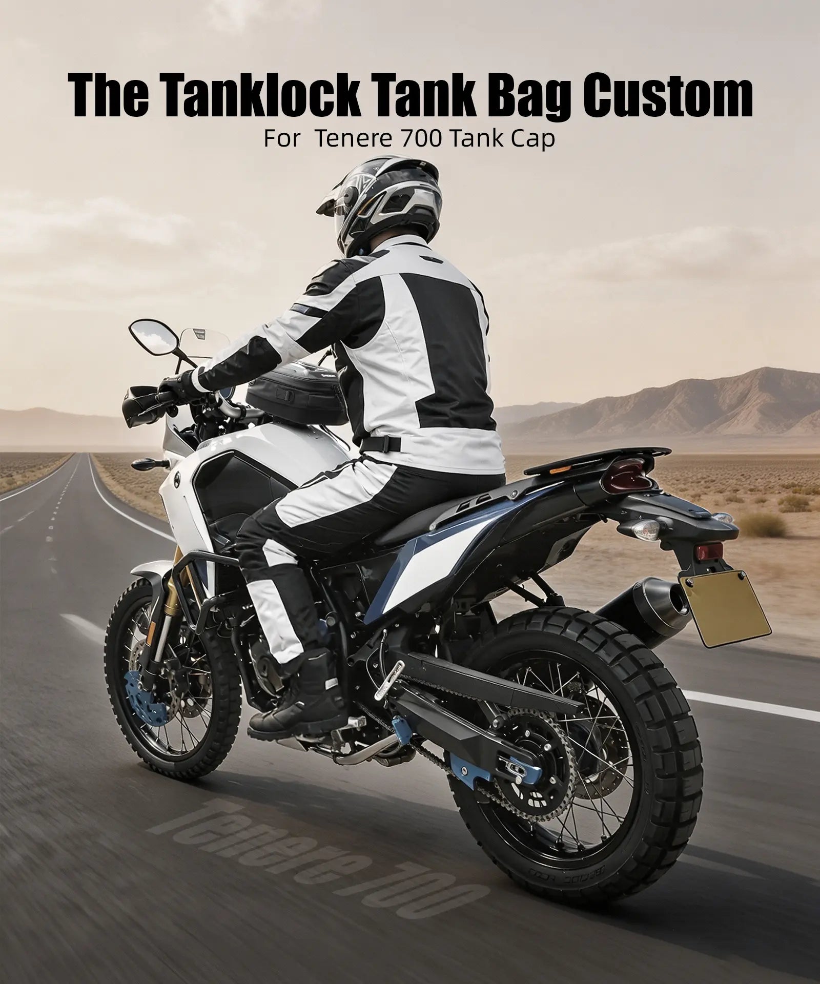Quick-Release Tank Bag Push-Pull Lock System For Yamaha Tenere 700 2019-2024