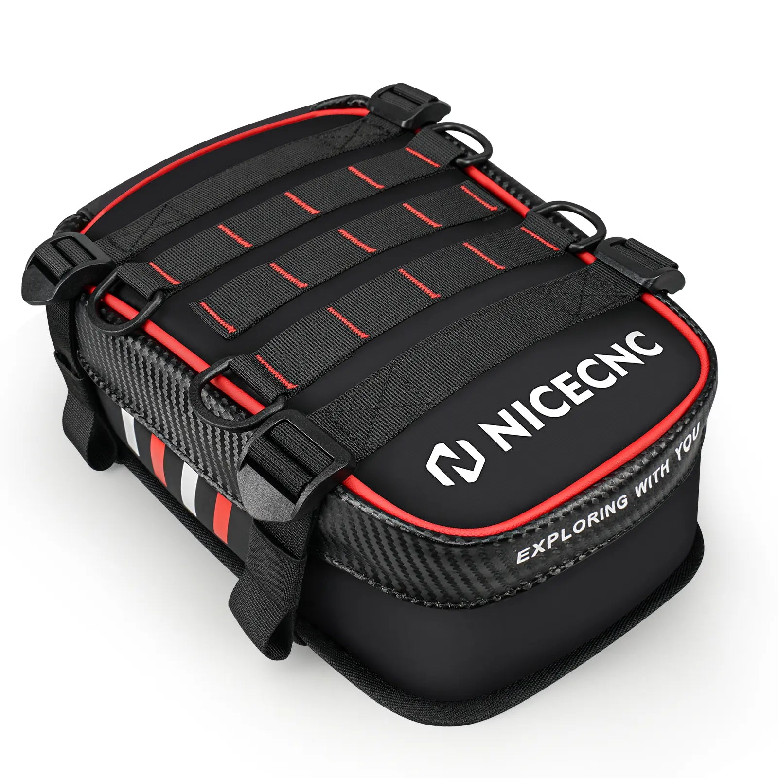 Universal Motorcycle Rear Fender Bag with Tool Roll Bag For Dirt Bike Adventure Off-road Riding
