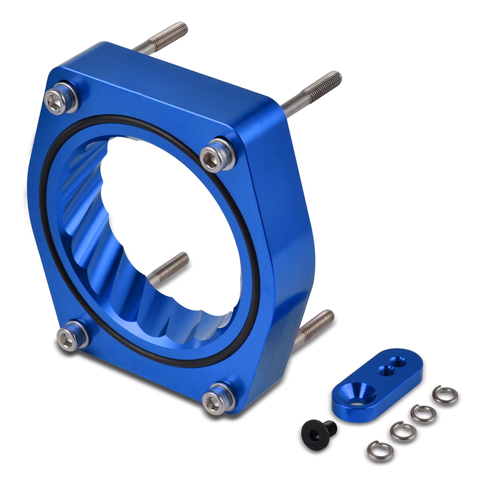 For Chevy Silverado Suburban 1500 Tahoe 07-13 5.3 6.0L Throttle Body Spacer Blue