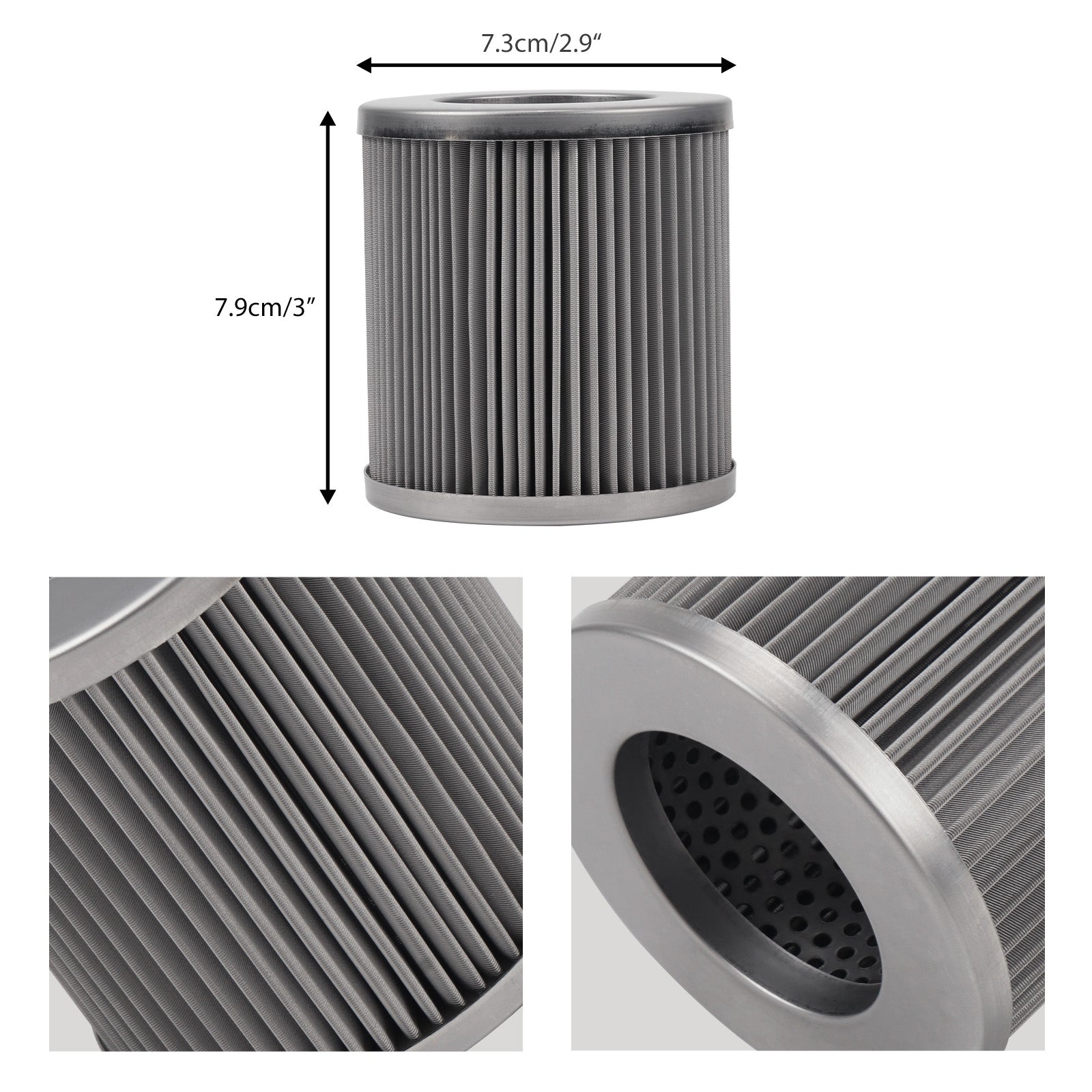 Stainless Steel Oil Filter For BMW N20 N52 N54 N55 E90 E92 F30 F32 E60 F20 F22 F10 F34