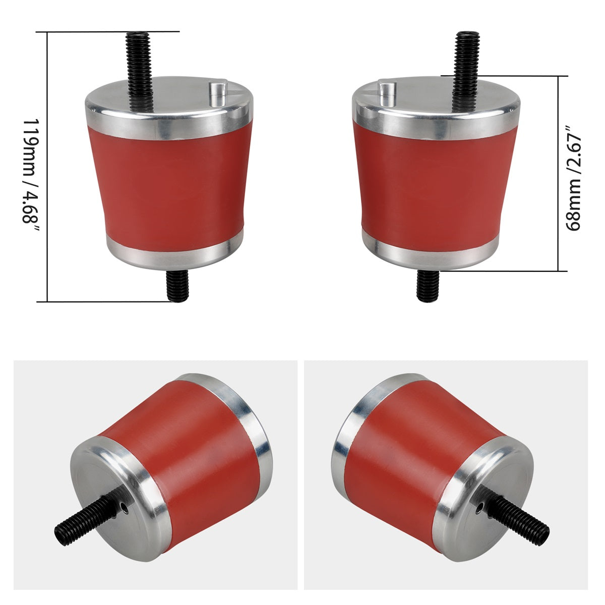 Polyurethane Drift Racing Engine Mount Bushings For BMW E36 E46 Z3 Z4 E85 E86 E9X M3