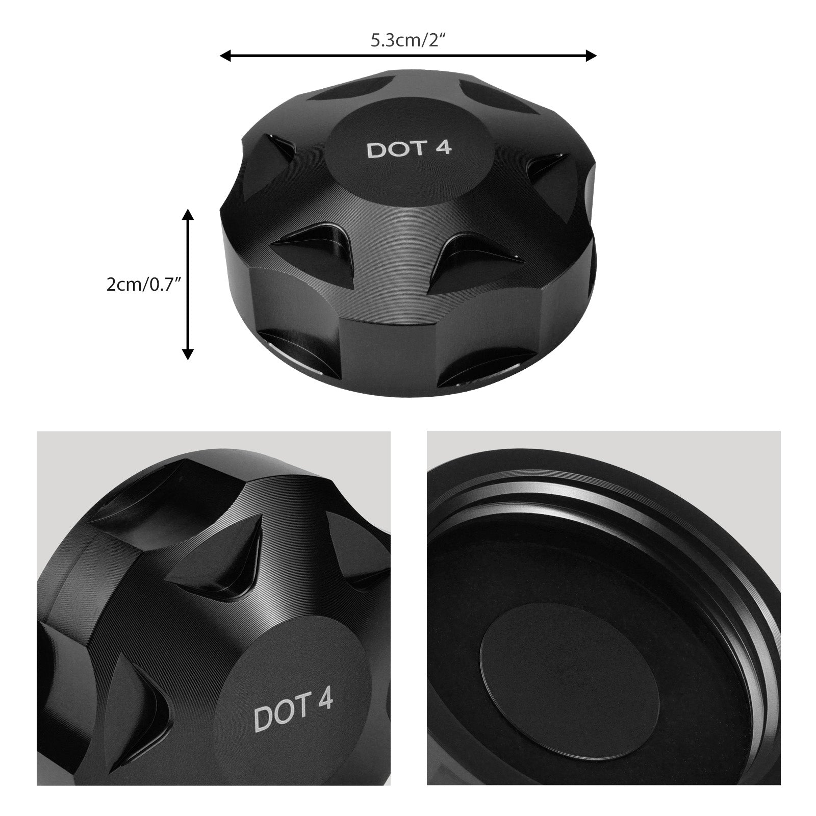 Brake Fluid Reservoir Cap For VW Golf Polo Audi A3 TT