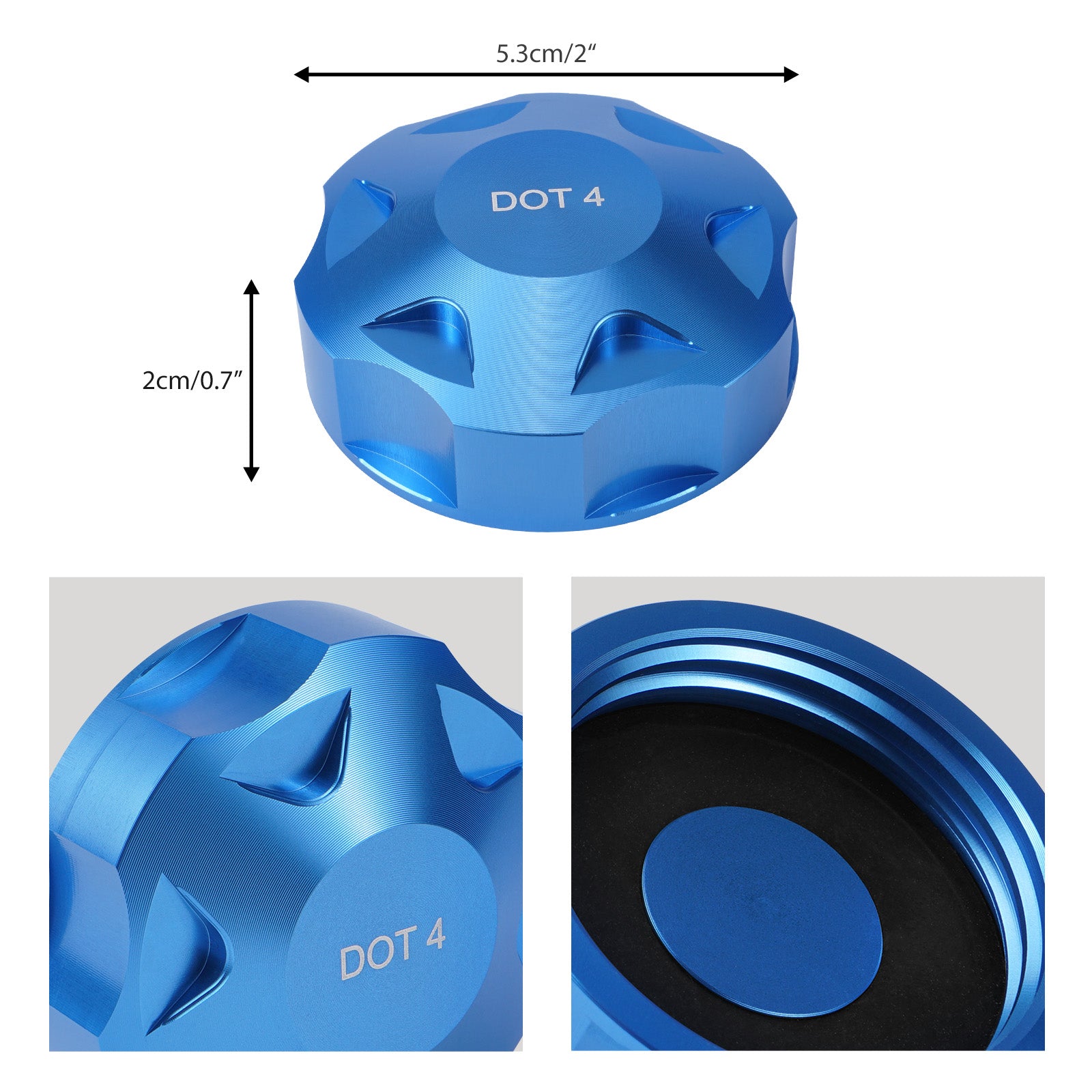 Brake Fluid Reservoir Cap For VW Golf Polo Audi A3 TT