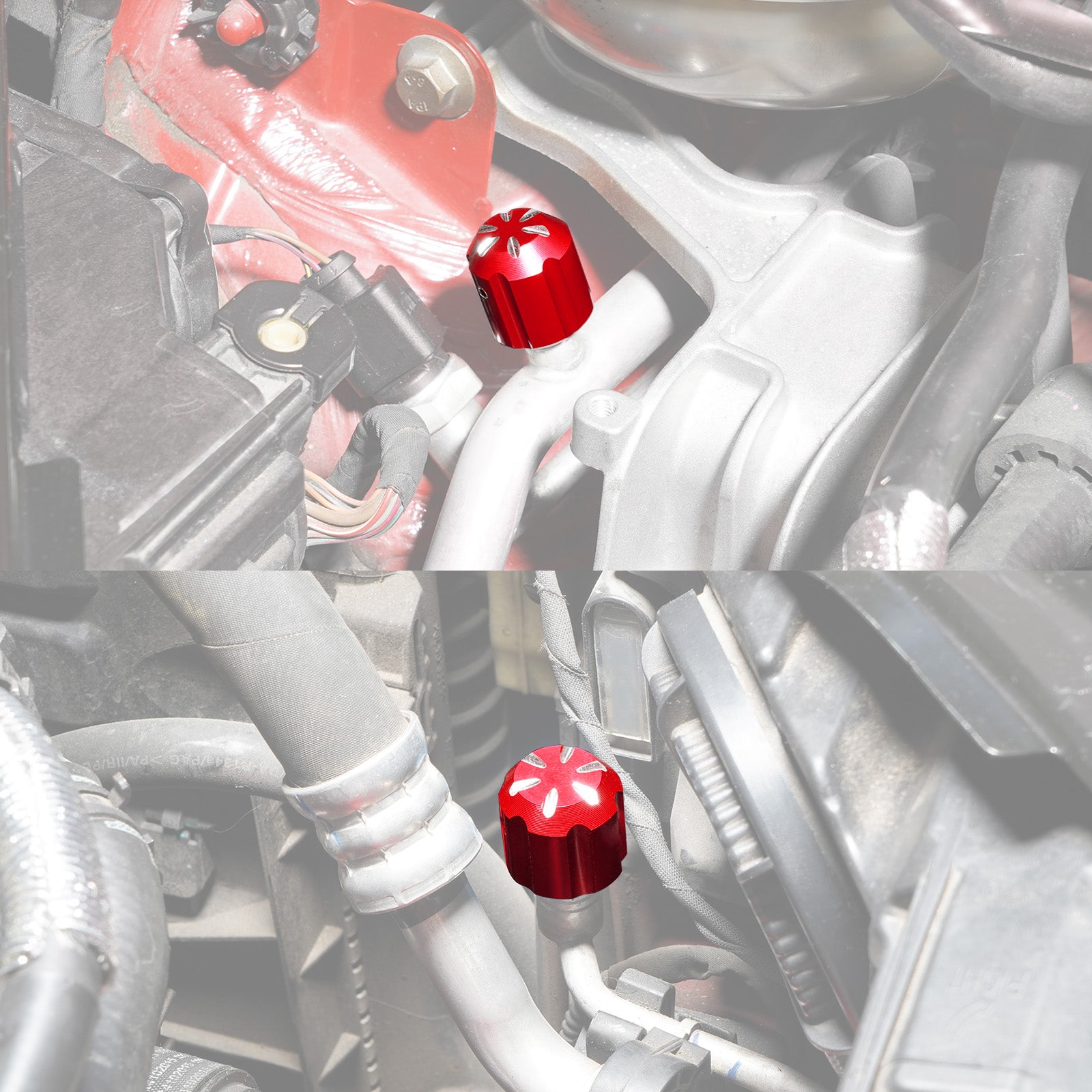 A/C Service Valve Cap Cover For Audi A3 8V Golf MK7 SEAT Leon 5F