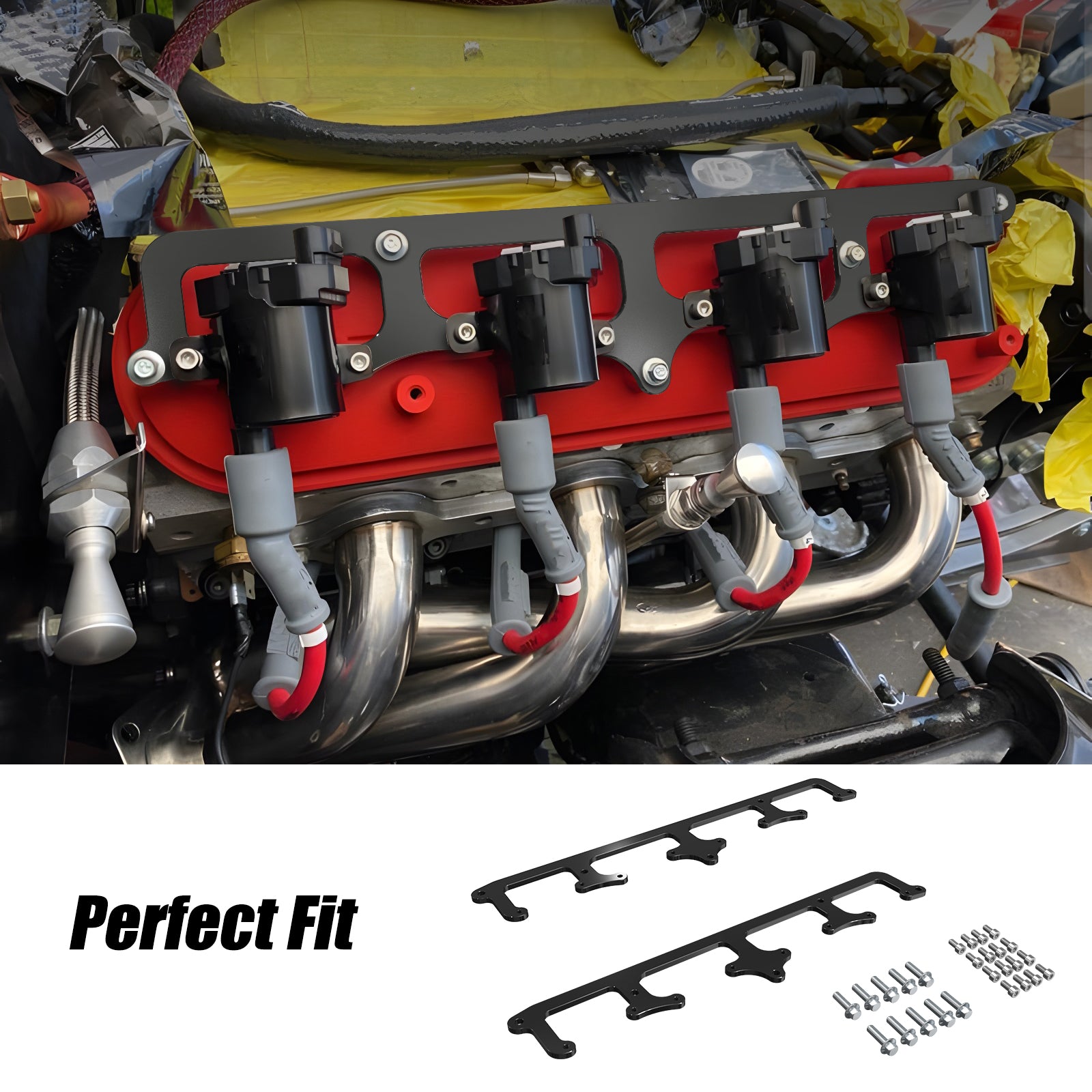 Aluminum LS Coil Brackets for D585 Heat-sink Truck Coils 4.8 5.3 5.7 6.0