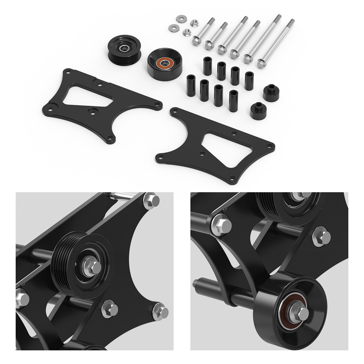 LS High Mount Alternator Only Bracket For LS Swap For LS Truck Engine 4.8 5.3 6.0 6.2L