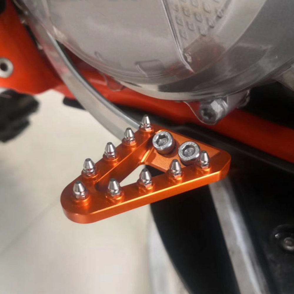 Rear Brake Pedal Step Plate Tip CNC Foot Pegs For KTM 125-500 2017-2023