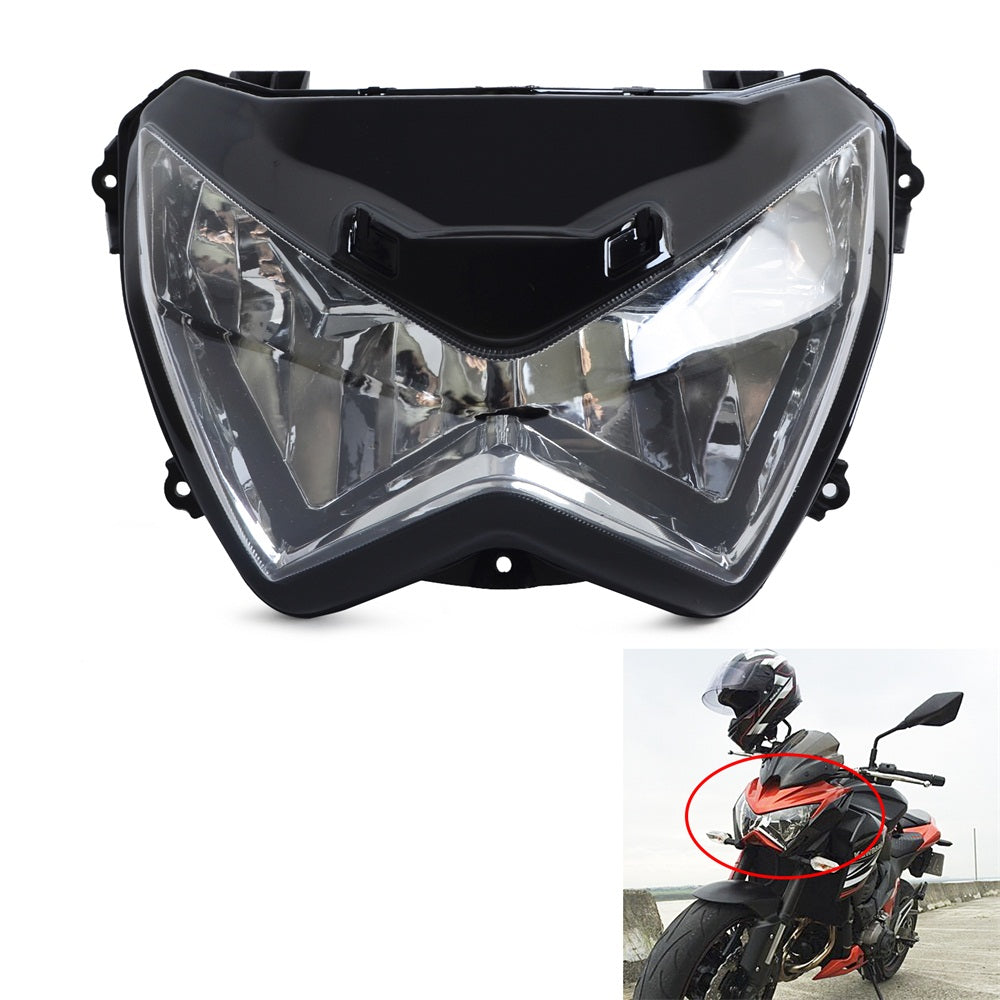 Front Clear Headlight Head Light Lamp for Kawasaki Z800 Z250 2013-2015