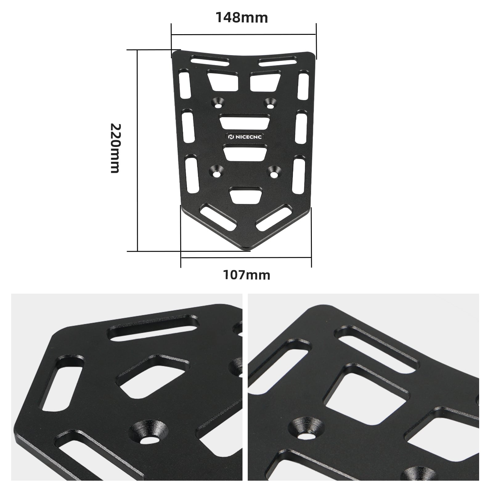 Rear Top Luggage Rack For Suzuki DRZ400S 2000-2024 DRZ400SM 2004-2024