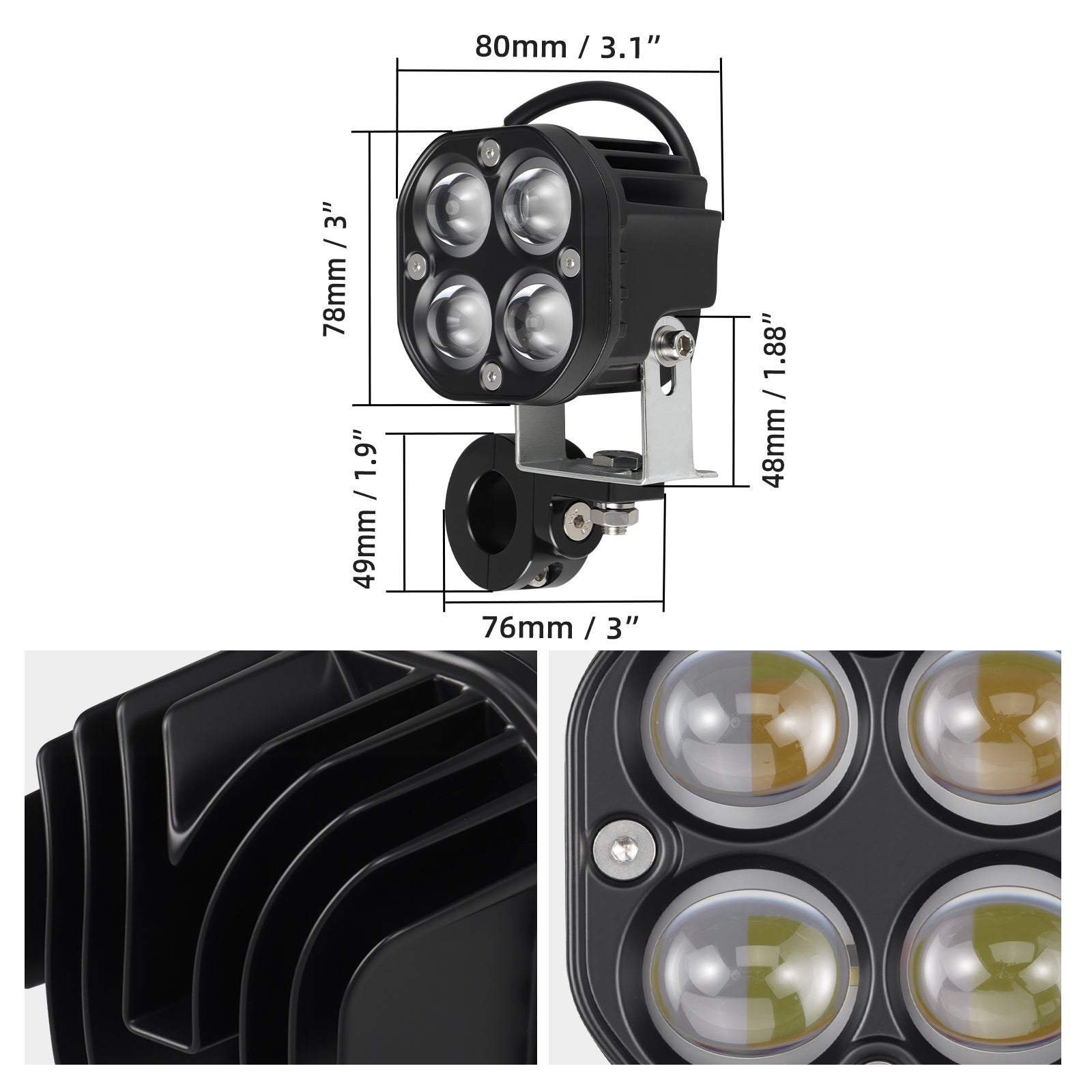 Front LED Lighting Kit Plug & Play For Yamaha Tenere 700 / XTZ700 2019-2024