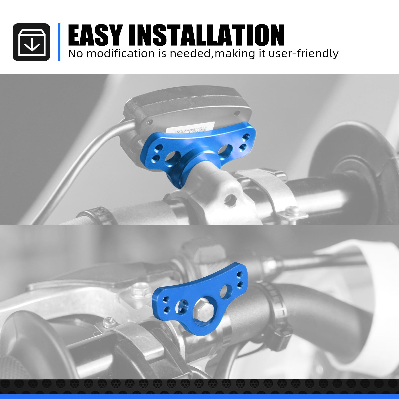 Universal 38MM Hour Meter Mounting Bracket For Dirt Bike KTM Yamaha Honda Kawasaki Suzuki